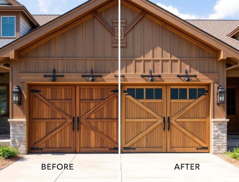 Beautiful garage door installation by Garage Door Wilton team